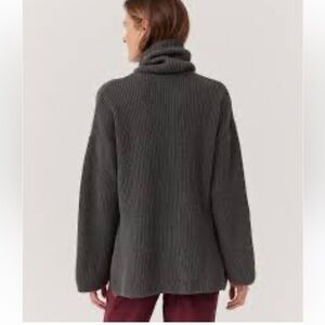 French Connection grey turtleneck wool blend size M